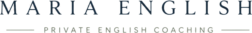 Maria English — private English coaching